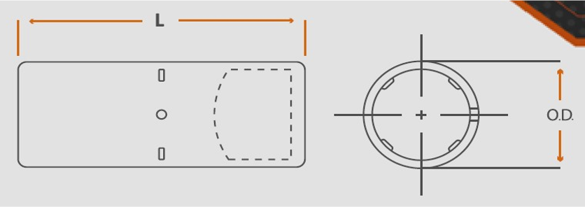 Diagrama Conector Empalme Lineal (CEL)